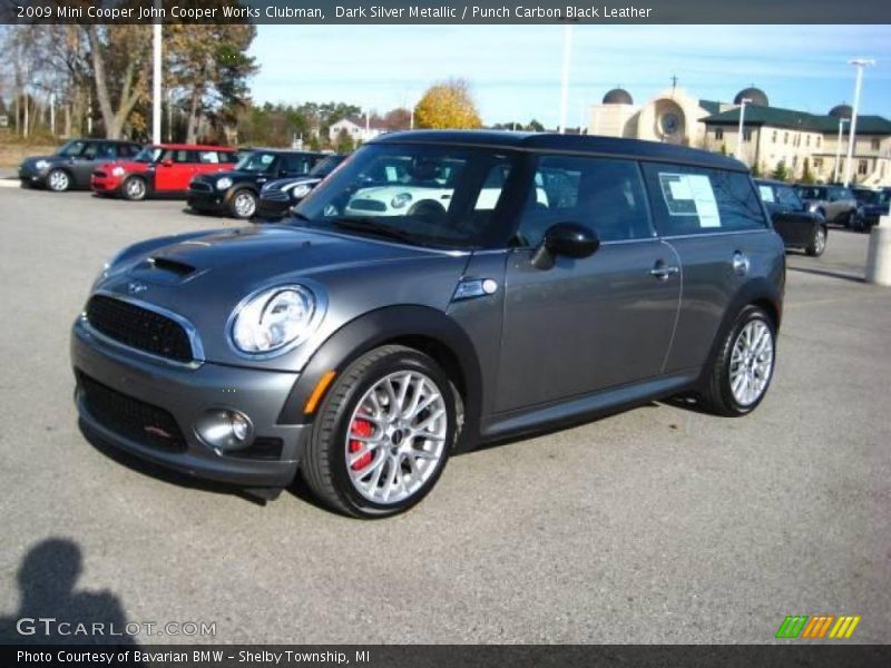 Dark Silver Metallic / Punch Carbon Black Leather 2009 Mini Cooper John Cooper Works Clubman