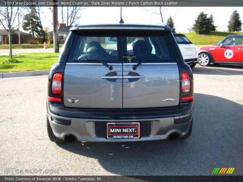 Dark Silver Metallic / Punch Carbon Black Leather 2009 Mini Cooper John Cooper Works Clubman