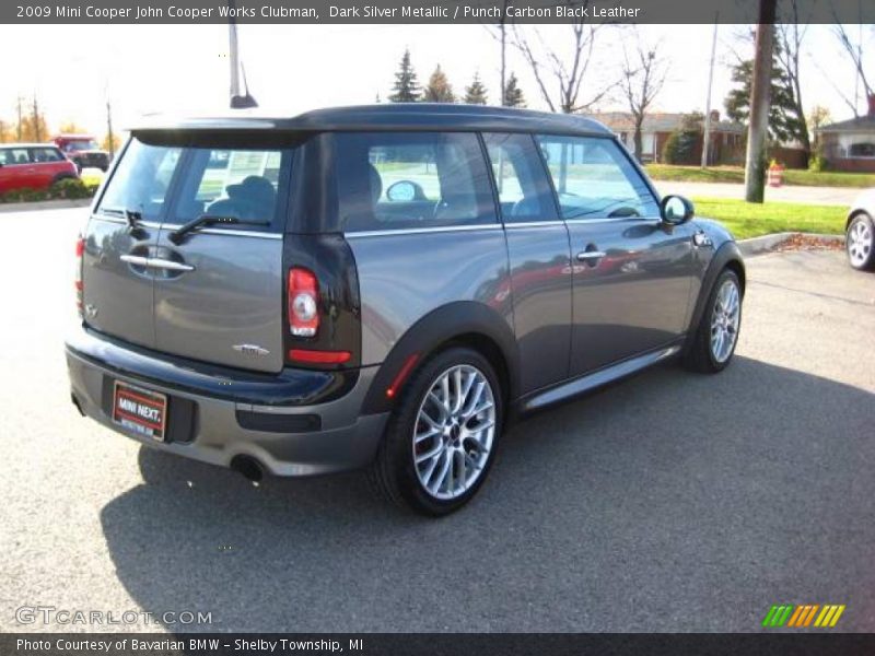 Dark Silver Metallic / Punch Carbon Black Leather 2009 Mini Cooper John Cooper Works Clubman