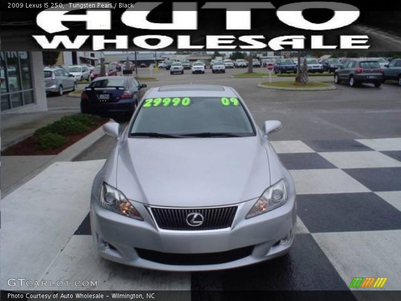 Tungsten Pearl / Black 2009 Lexus IS 250