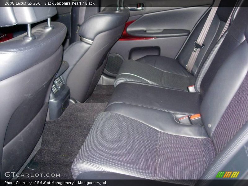 Black Sapphire Pearl / Black 2008 Lexus GS 350