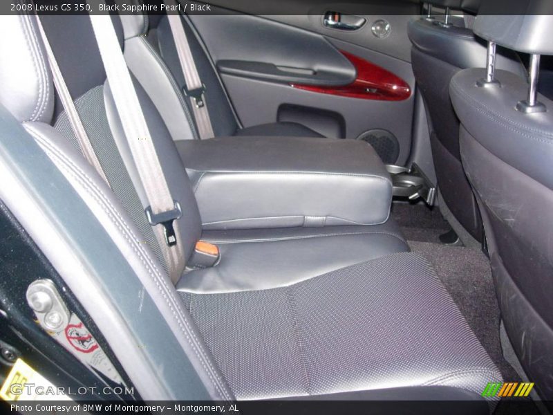 Black Sapphire Pearl / Black 2008 Lexus GS 350