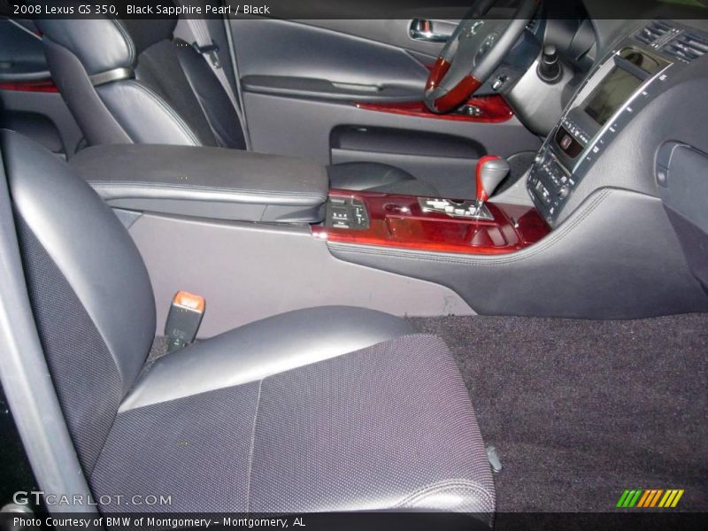 Black Sapphire Pearl / Black 2008 Lexus GS 350