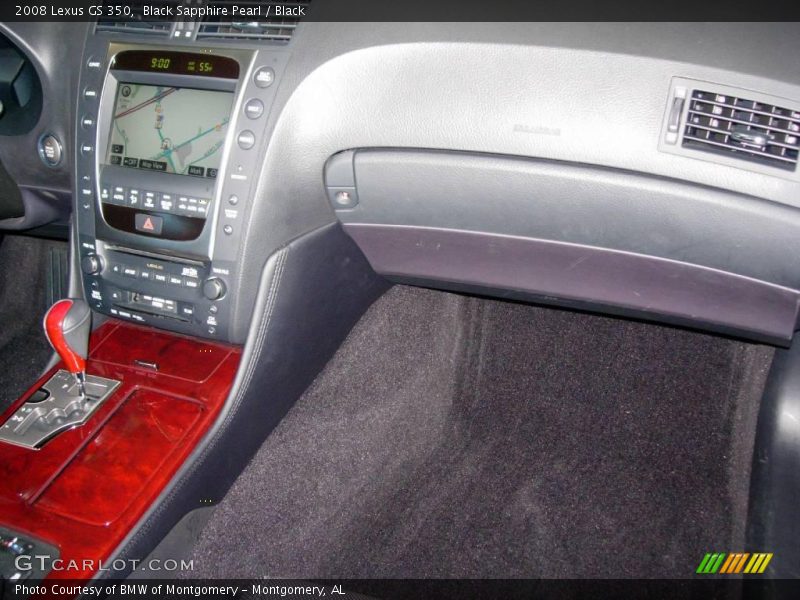 Black Sapphire Pearl / Black 2008 Lexus GS 350