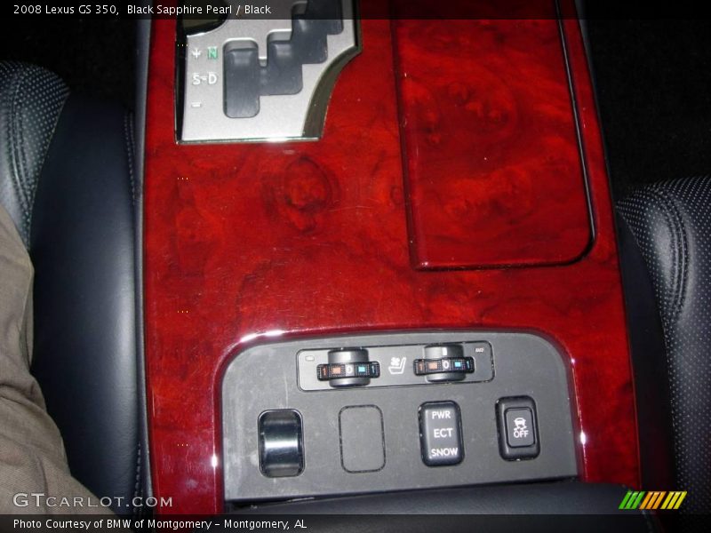 Black Sapphire Pearl / Black 2008 Lexus GS 350