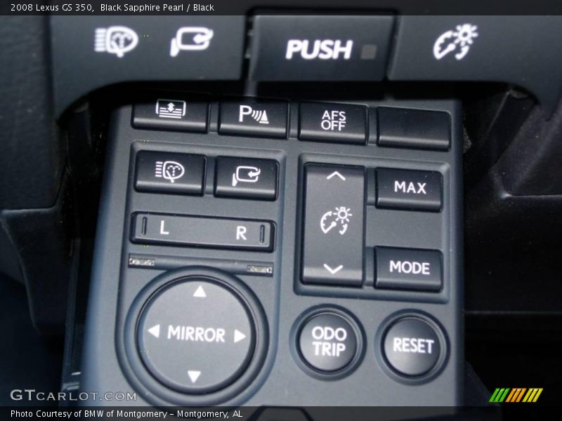 Black Sapphire Pearl / Black 2008 Lexus GS 350