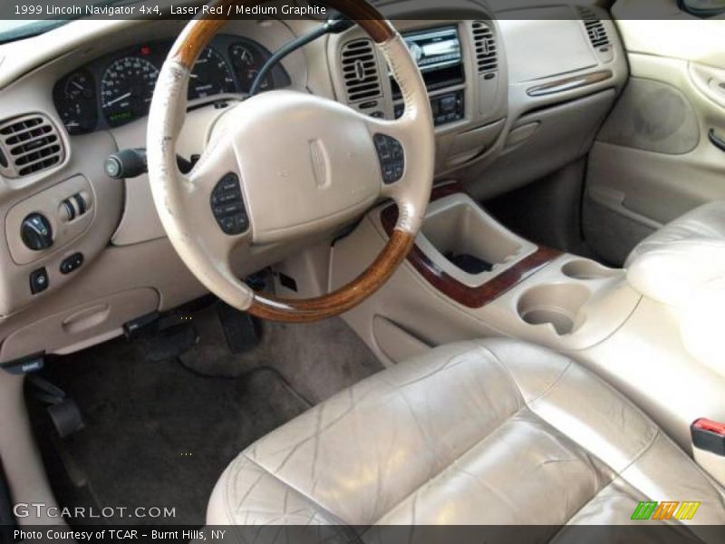Laser Red / Medium Graphite 1999 Lincoln Navigator 4x4