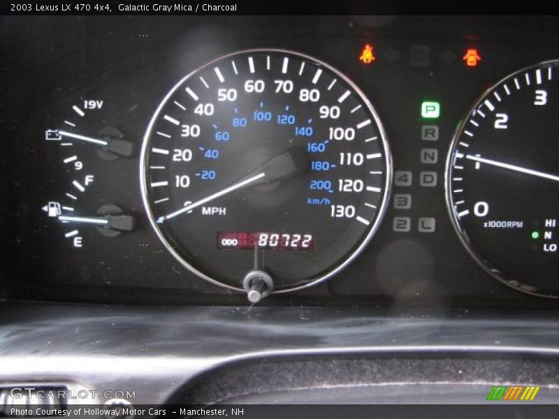 Galactic Gray Mica / Charcoal 2003 Lexus LX 470 4x4