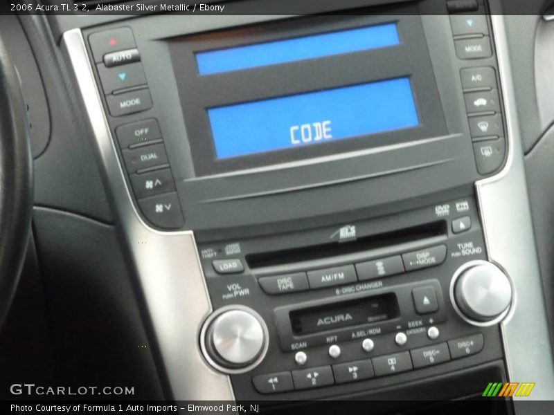 Alabaster Silver Metallic / Ebony 2006 Acura TL 3.2