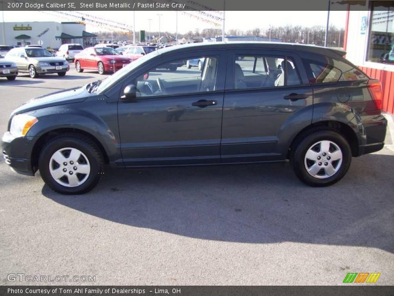 Steel Blue Metallic / Pastel Slate Gray 2007 Dodge Caliber SE