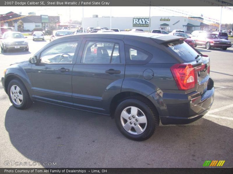 Steel Blue Metallic / Pastel Slate Gray 2007 Dodge Caliber SE