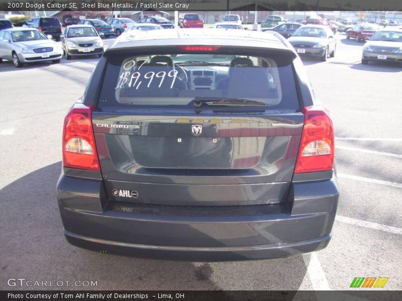 Steel Blue Metallic / Pastel Slate Gray 2007 Dodge Caliber SE