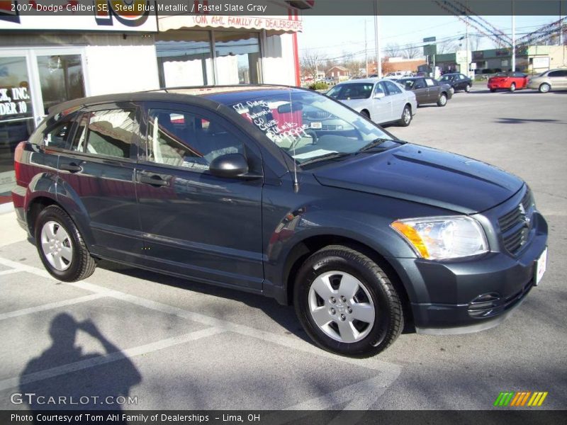 Steel Blue Metallic / Pastel Slate Gray 2007 Dodge Caliber SE