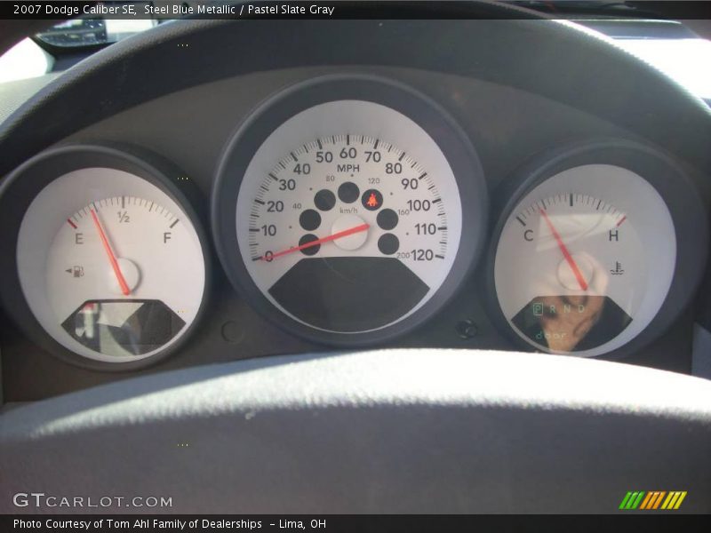 Steel Blue Metallic / Pastel Slate Gray 2007 Dodge Caliber SE
