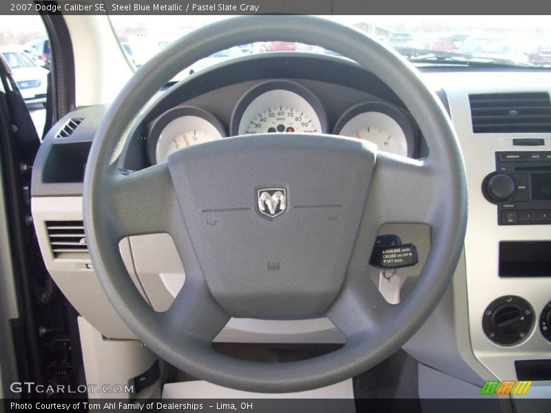 Steel Blue Metallic / Pastel Slate Gray 2007 Dodge Caliber SE