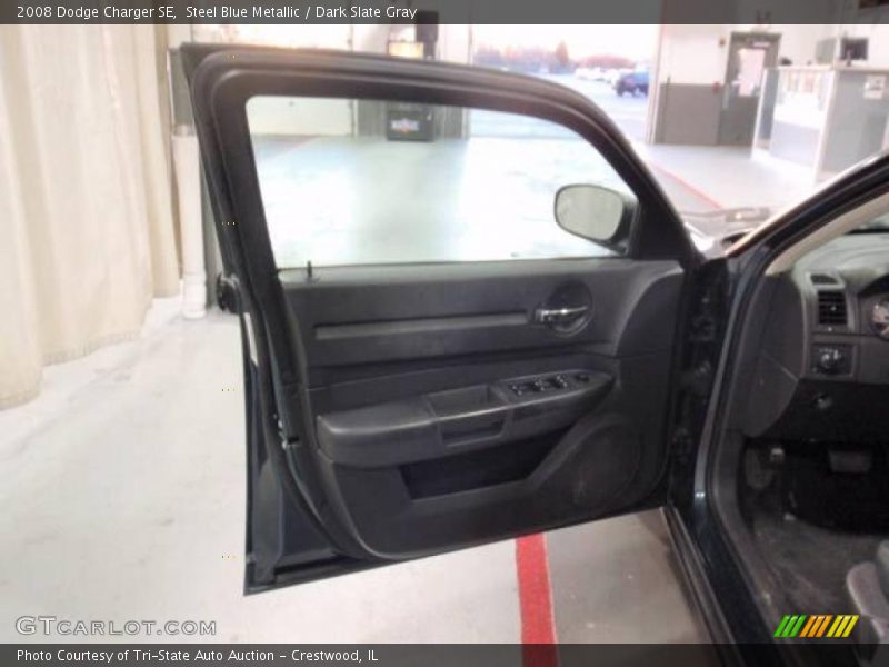 Steel Blue Metallic / Dark Slate Gray 2008 Dodge Charger SE
