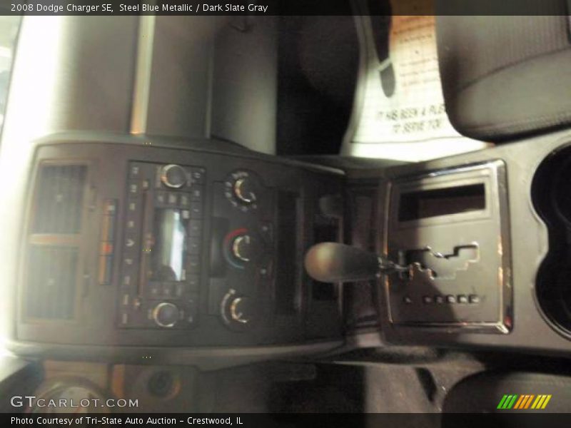 Steel Blue Metallic / Dark Slate Gray 2008 Dodge Charger SE