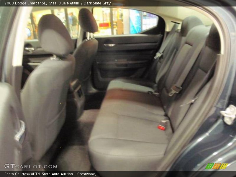 Steel Blue Metallic / Dark Slate Gray 2008 Dodge Charger SE
