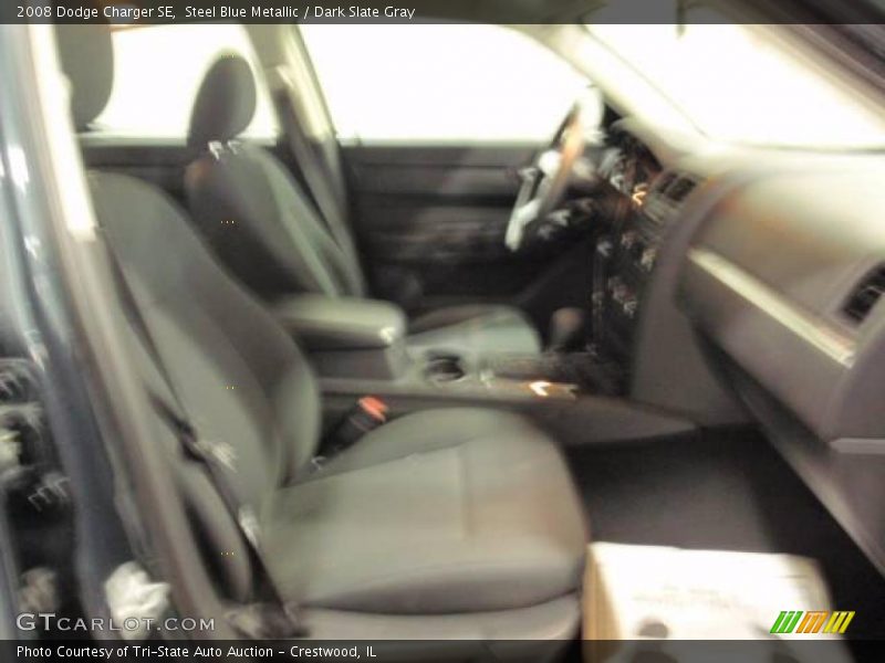 Steel Blue Metallic / Dark Slate Gray 2008 Dodge Charger SE