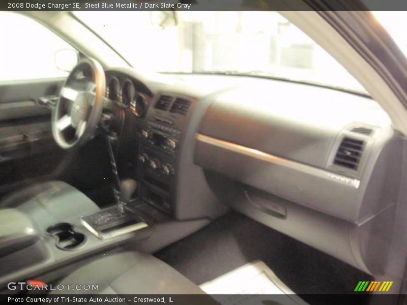 Steel Blue Metallic / Dark Slate Gray 2008 Dodge Charger SE