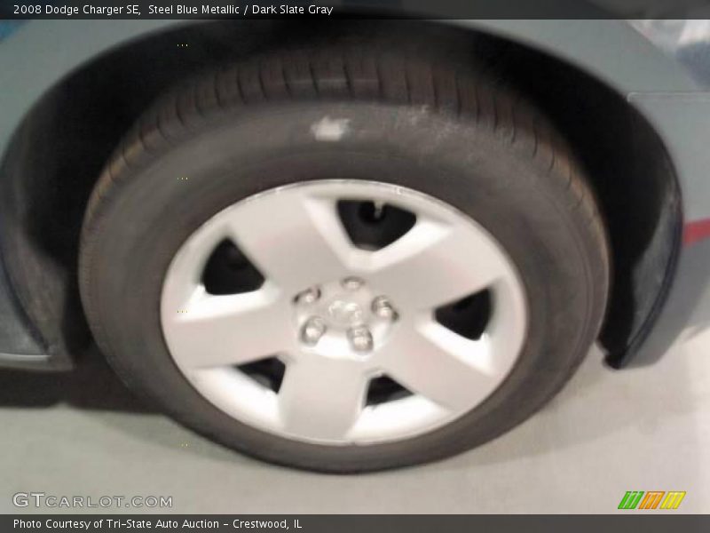 Steel Blue Metallic / Dark Slate Gray 2008 Dodge Charger SE