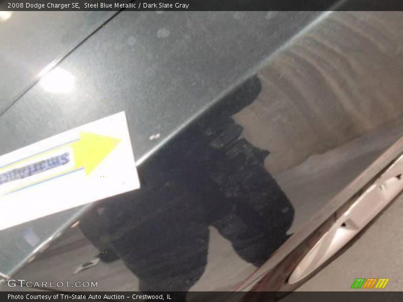 Steel Blue Metallic / Dark Slate Gray 2008 Dodge Charger SE