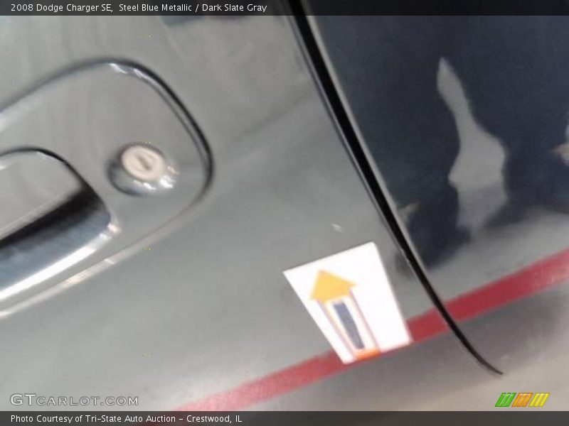Steel Blue Metallic / Dark Slate Gray 2008 Dodge Charger SE