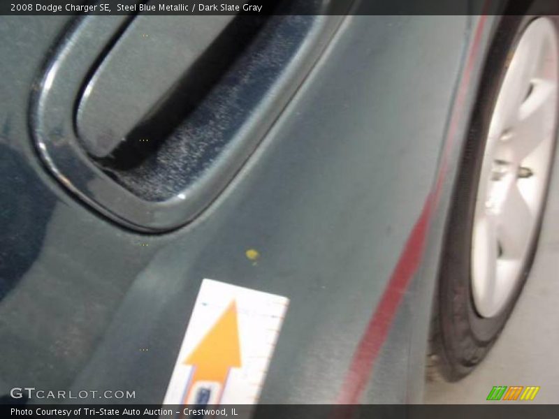 Steel Blue Metallic / Dark Slate Gray 2008 Dodge Charger SE