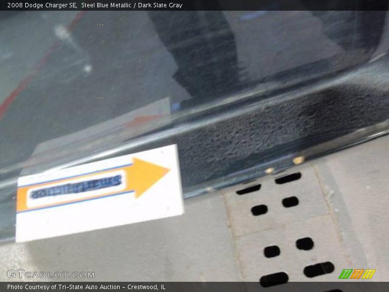 Steel Blue Metallic / Dark Slate Gray 2008 Dodge Charger SE