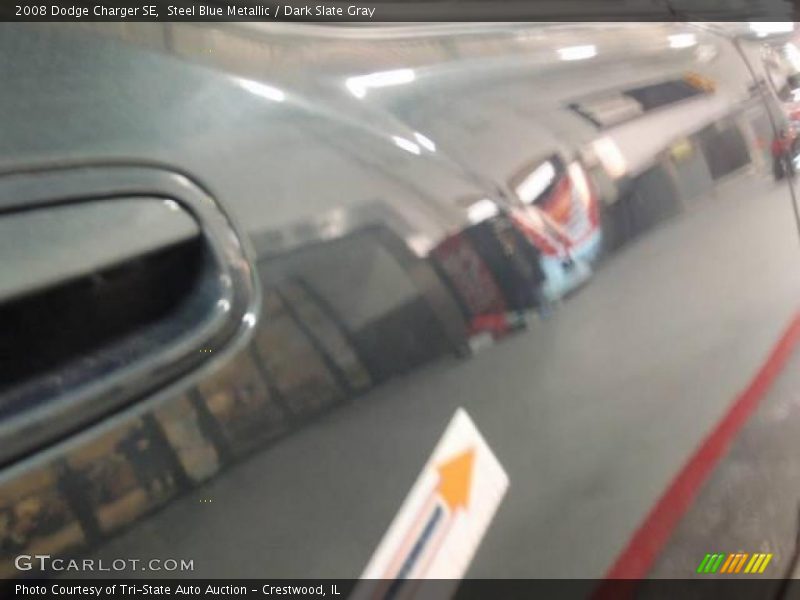 Steel Blue Metallic / Dark Slate Gray 2008 Dodge Charger SE