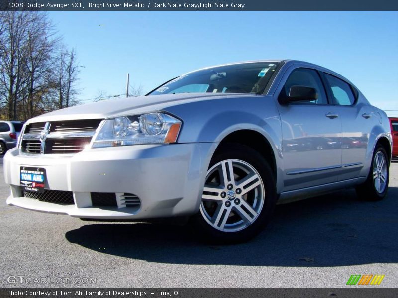 Bright Silver Metallic / Dark Slate Gray/Light Slate Gray 2008 Dodge Avenger SXT