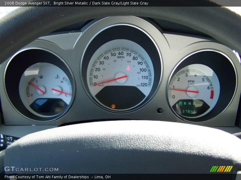 Bright Silver Metallic / Dark Slate Gray/Light Slate Gray 2008 Dodge Avenger SXT