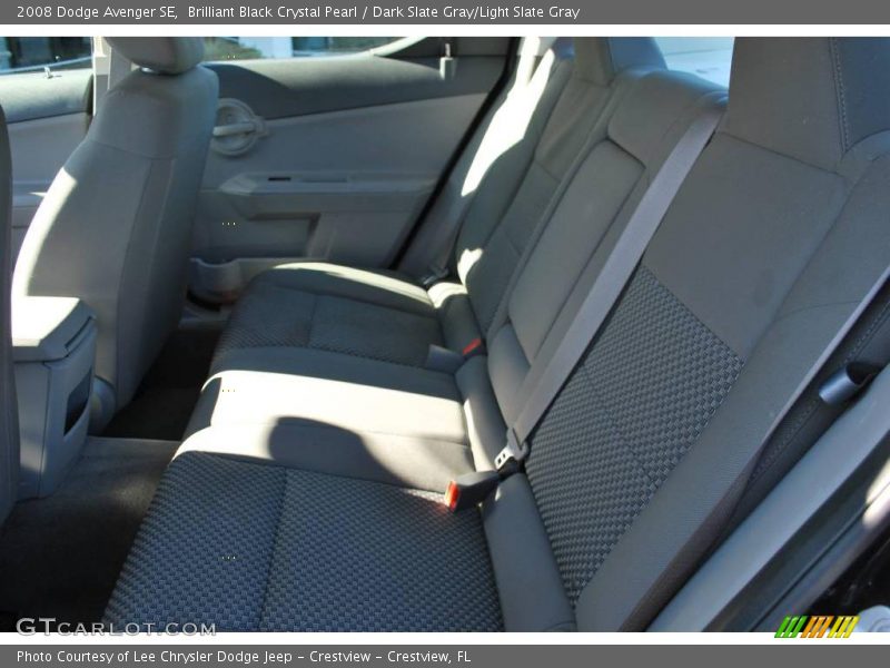 Brilliant Black Crystal Pearl / Dark Slate Gray/Light Slate Gray 2008 Dodge Avenger SE