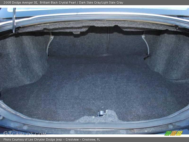 Brilliant Black Crystal Pearl / Dark Slate Gray/Light Slate Gray 2008 Dodge Avenger SE