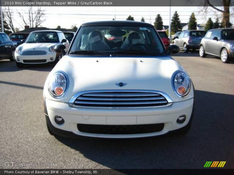 Pepper White / Grey/Carbon Black 2010 Mini Cooper Hardtop