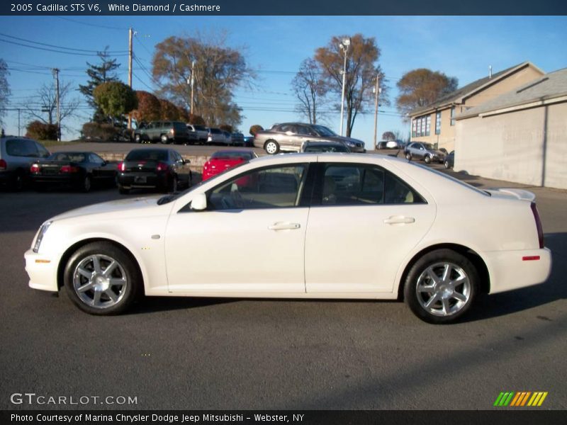 White Diamond / Cashmere 2005 Cadillac STS V6