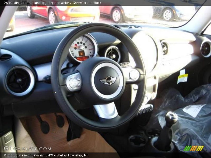 Pepper White / Grey/Carbon Black 2010 Mini Cooper Hardtop