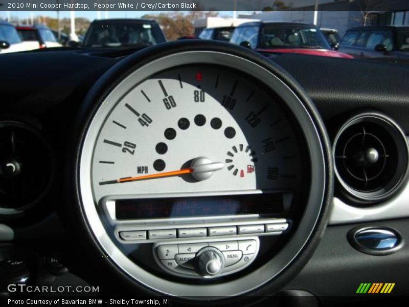 Pepper White / Grey/Carbon Black 2010 Mini Cooper Hardtop
