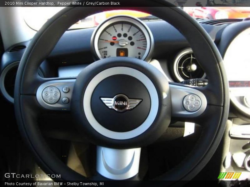 Pepper White / Grey/Carbon Black 2010 Mini Cooper Hardtop