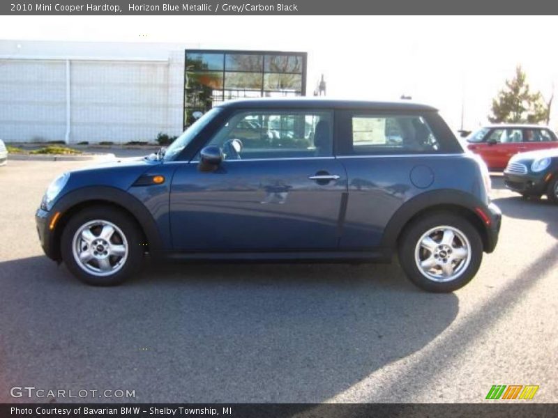 Horizon Blue Metallic / Grey/Carbon Black 2010 Mini Cooper Hardtop