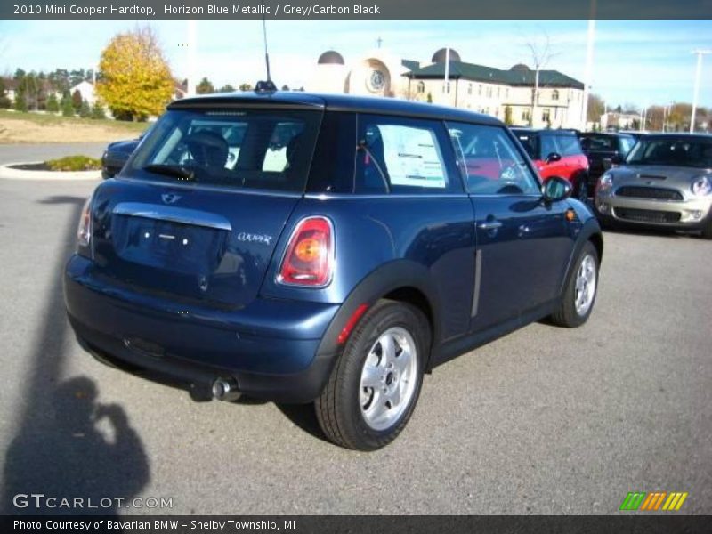 Horizon Blue Metallic / Grey/Carbon Black 2010 Mini Cooper Hardtop