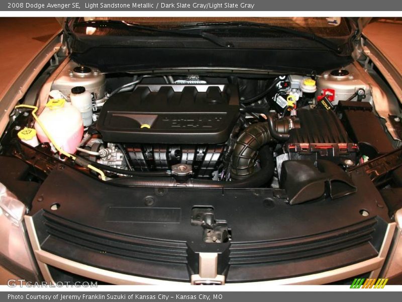 Light Sandstone Metallic / Dark Slate Gray/Light Slate Gray 2008 Dodge Avenger SE