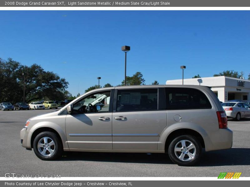 Light Sandstone Metallic / Medium Slate Gray/Light Shale 2008 Dodge Grand Caravan SXT