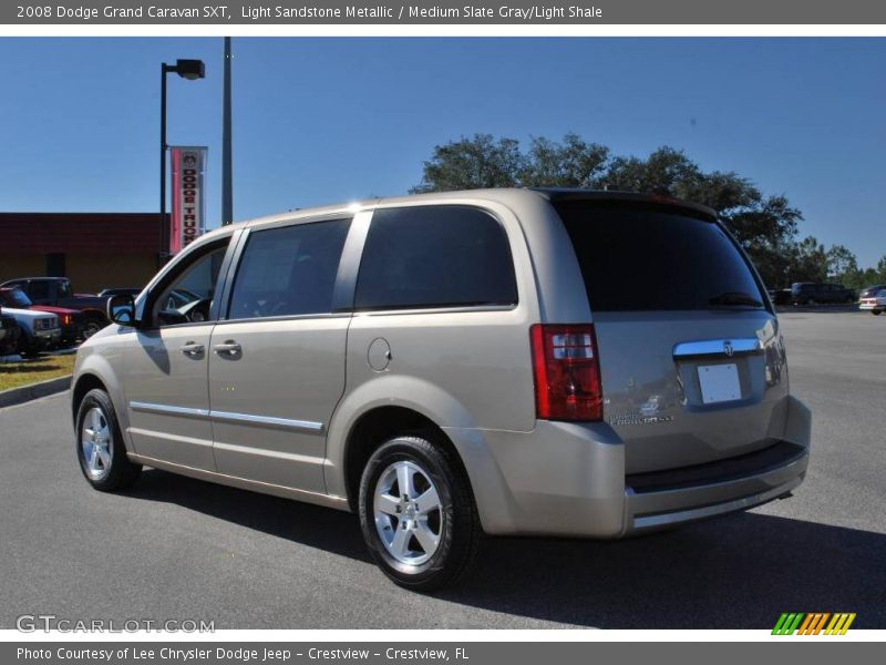 Light Sandstone Metallic / Medium Slate Gray/Light Shale 2008 Dodge Grand Caravan SXT