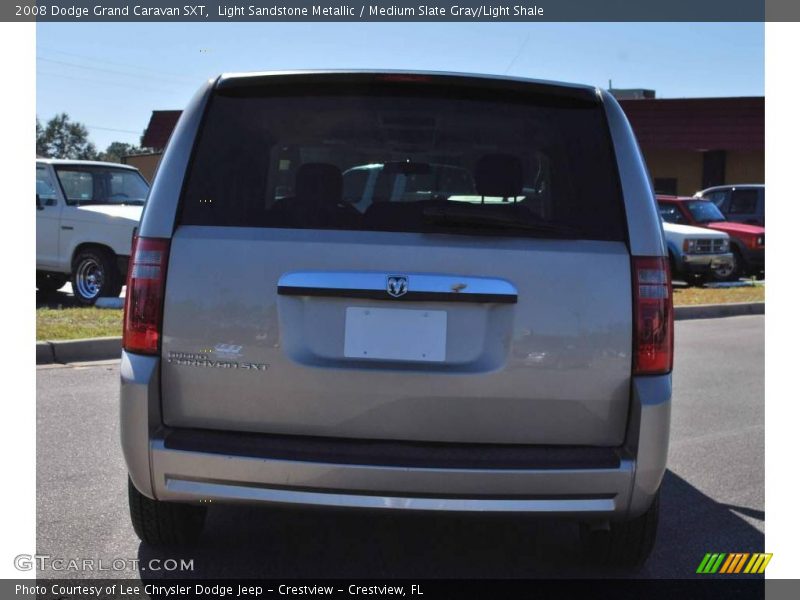 Light Sandstone Metallic / Medium Slate Gray/Light Shale 2008 Dodge Grand Caravan SXT