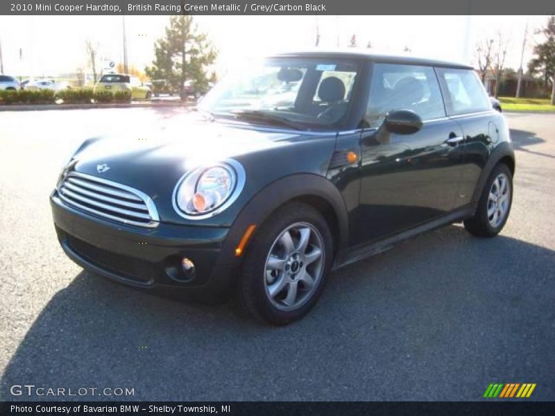 British Racing Green Metallic / Grey/Carbon Black 2010 Mini Cooper Hardtop