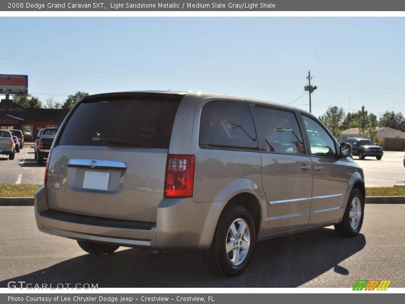 Light Sandstone Metallic / Medium Slate Gray/Light Shale 2008 Dodge Grand Caravan SXT