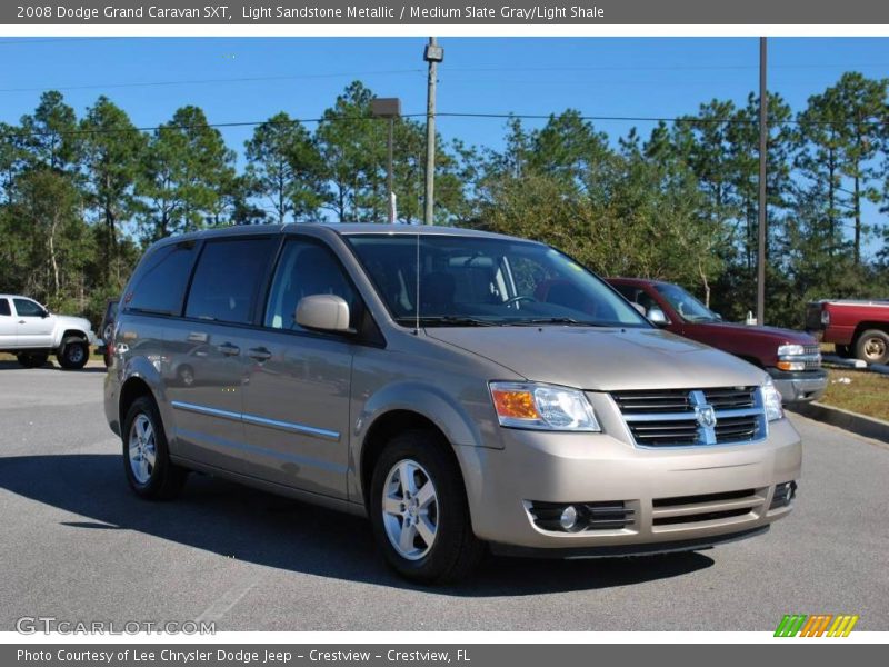 Light Sandstone Metallic / Medium Slate Gray/Light Shale 2008 Dodge Grand Caravan SXT