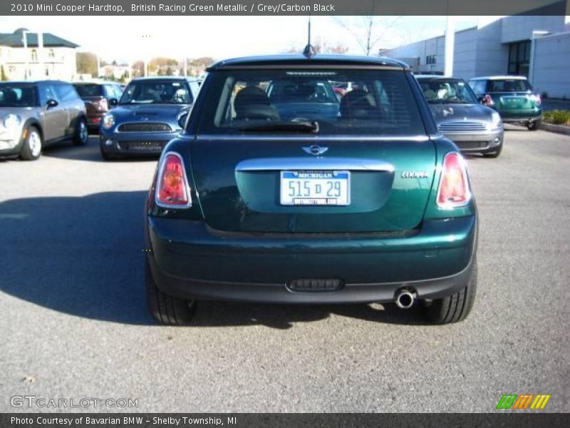British Racing Green Metallic / Grey/Carbon Black 2010 Mini Cooper Hardtop