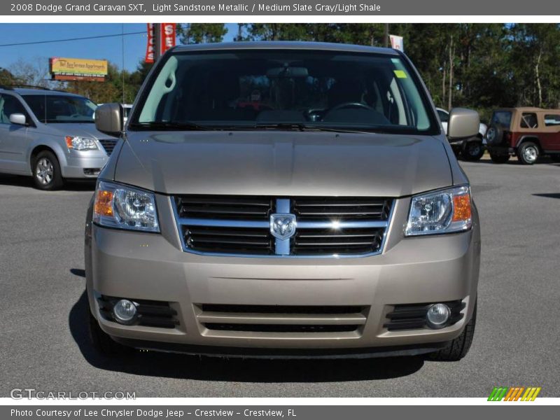 Light Sandstone Metallic / Medium Slate Gray/Light Shale 2008 Dodge Grand Caravan SXT